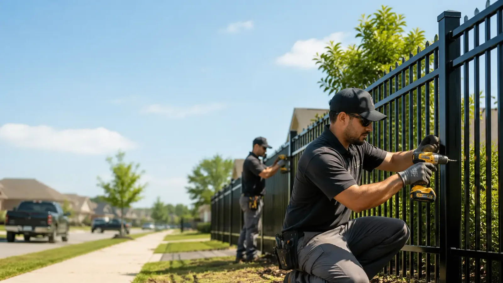 Metal Fence Installation in Sanger, TX